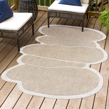 Jasper Modern Rustic Abstract Indoor/Outdoor Area Rug